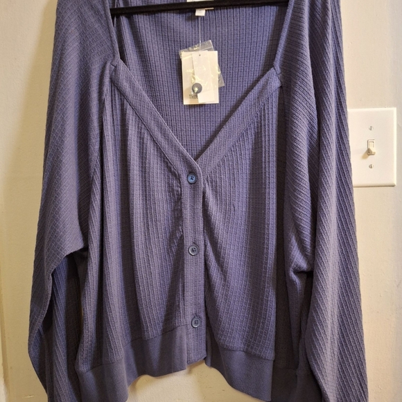 True craft Belk top waffle weave blue 4x - Picture 6 of 6